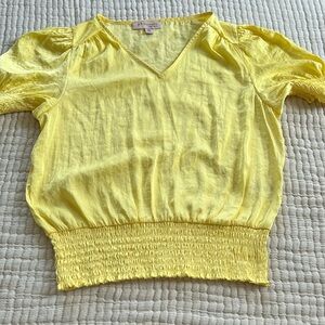 Philosophy Yellow Blouse